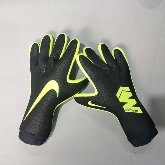 nike gloves yellow and black