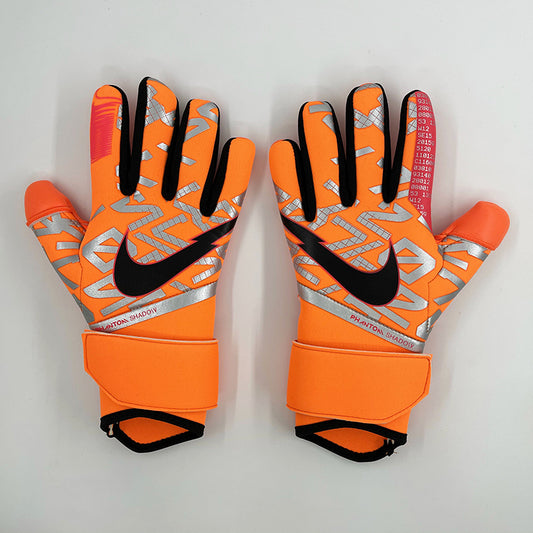 nike gloves orange and black