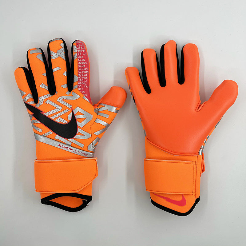 nike gloves orange and black