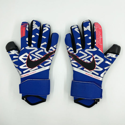 nike gloves blue and black