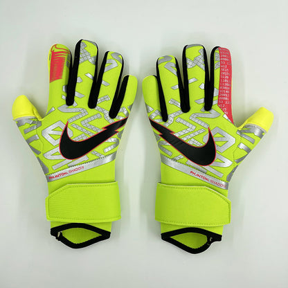 nike gloves yellow and black
