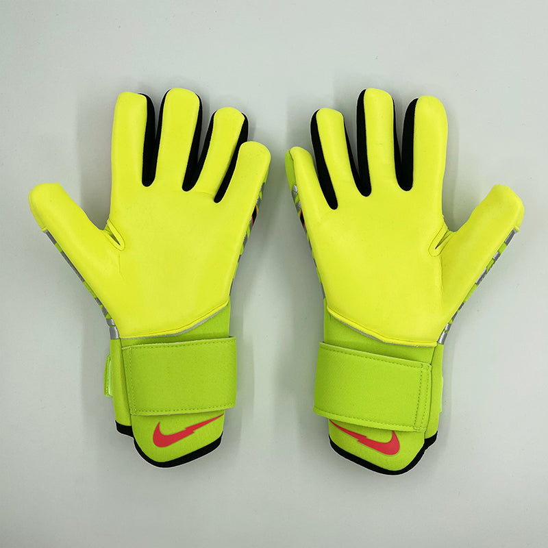 nike gloves yellow and black