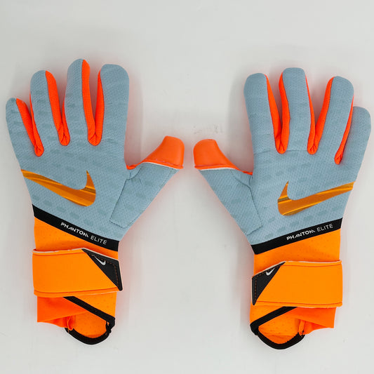 nike gloves blue and orange