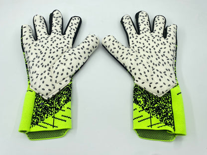 nike gloves yellow and black