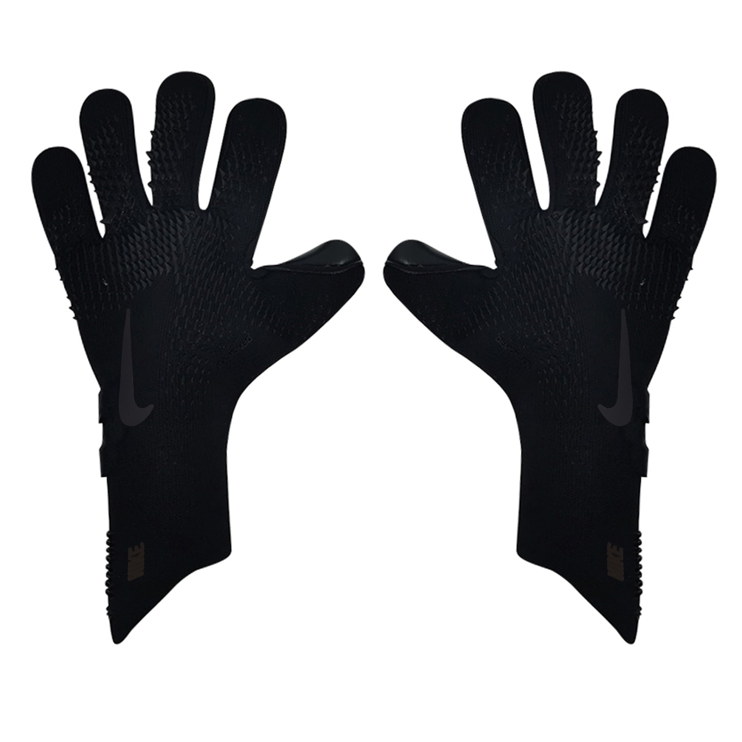 nike gloves black and red
