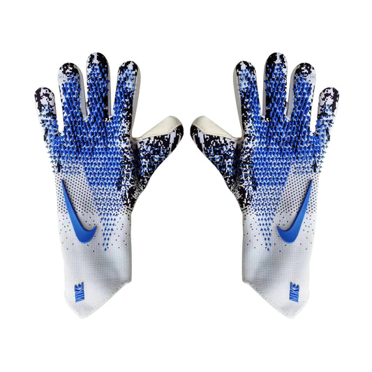nike gloves blue white and black