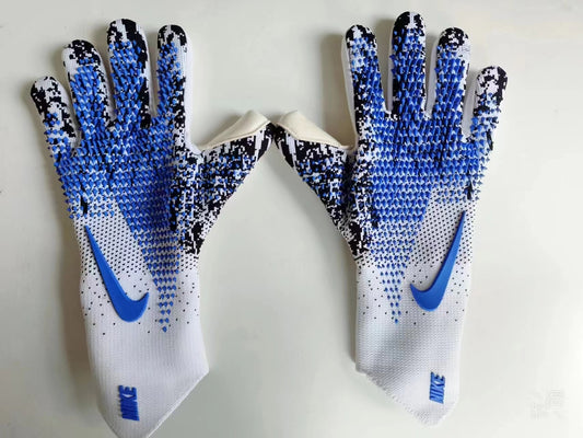 nike gloves black,blue and white