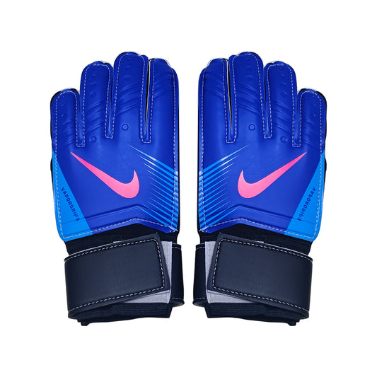 nike gloves blue and black