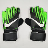 nike gloves green and black