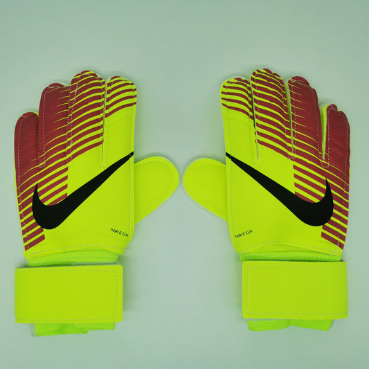 nike gloves red and yellow