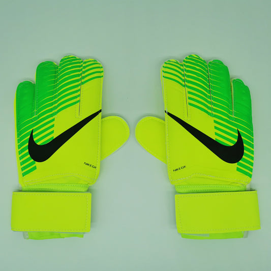 nike gloves green and yellow
