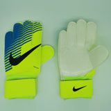 nike gloves blue and yellow