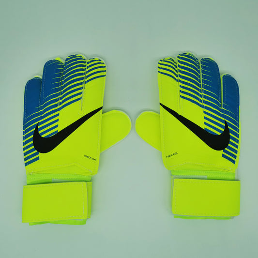 nike gloves blue and yellow