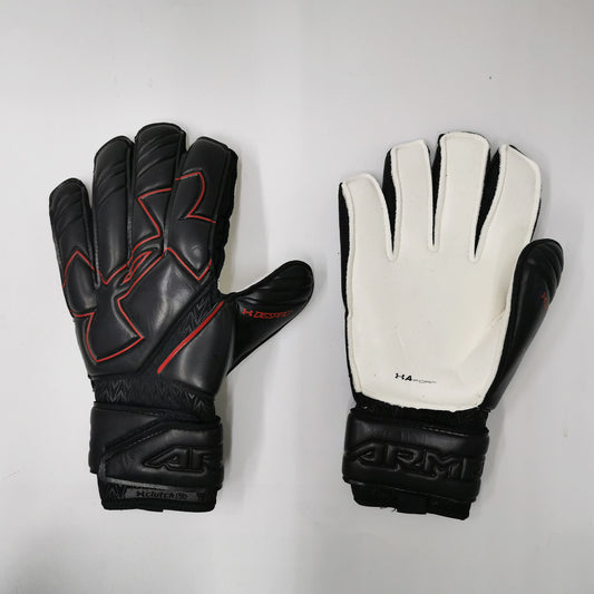 under armour gloves black and red