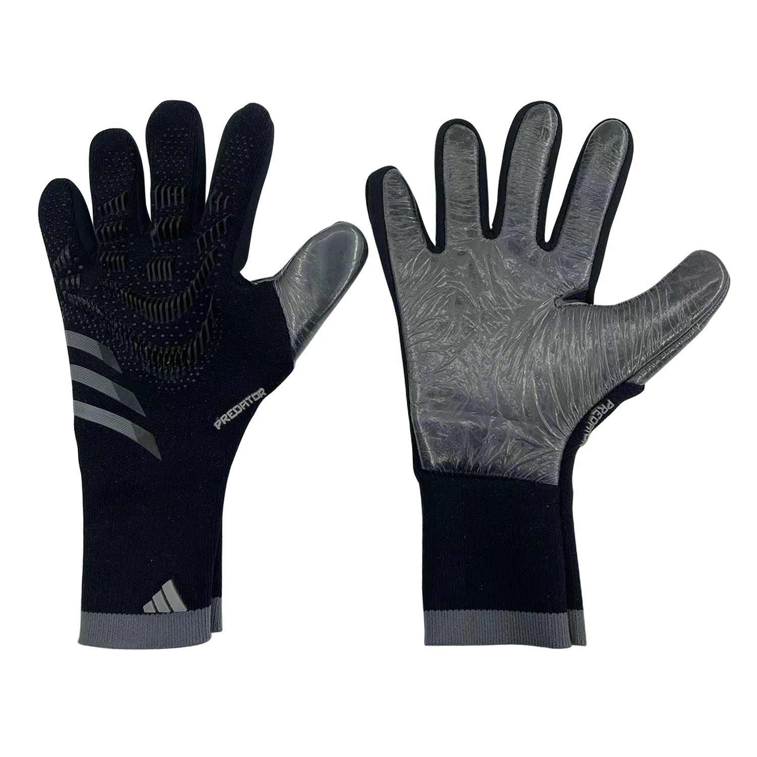adidas gloves black and grey