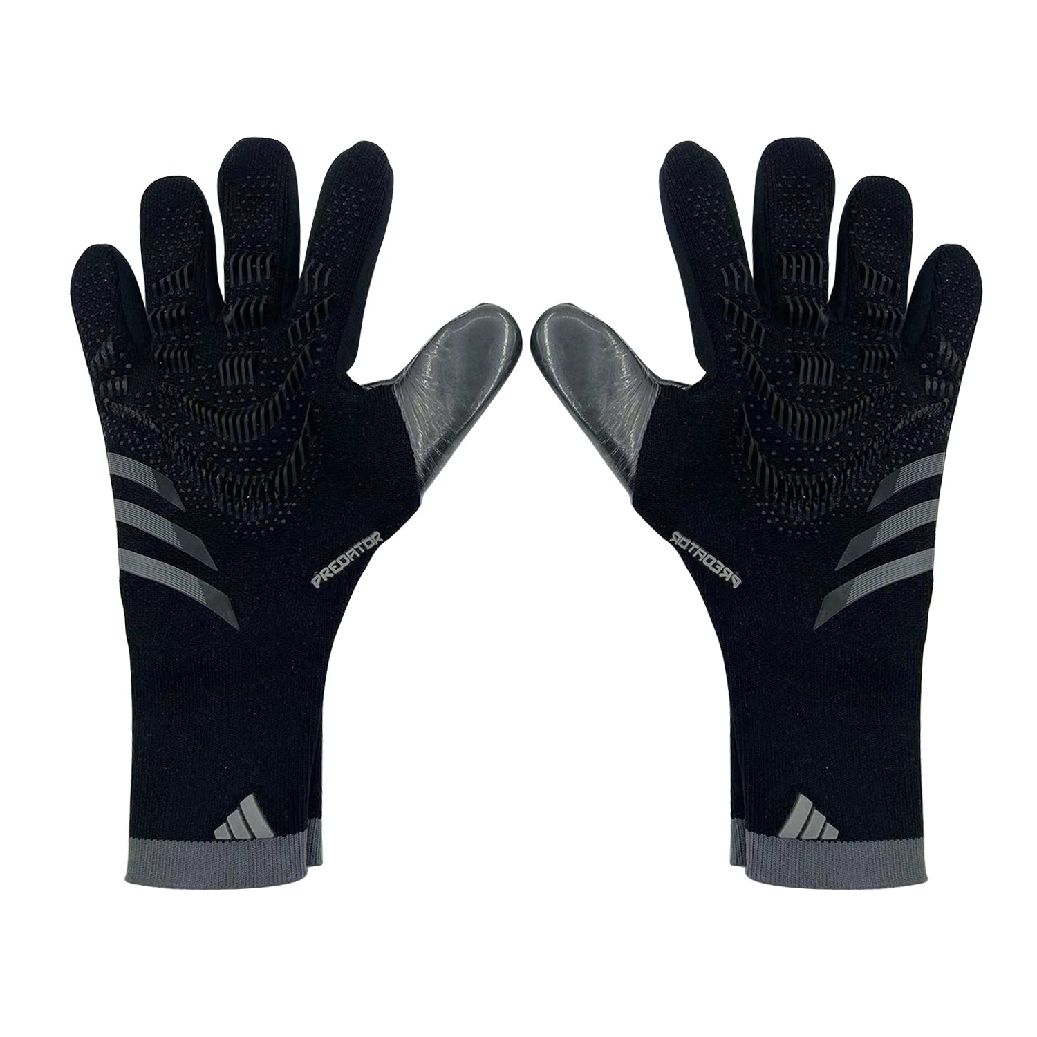 adidas gloves black and grey