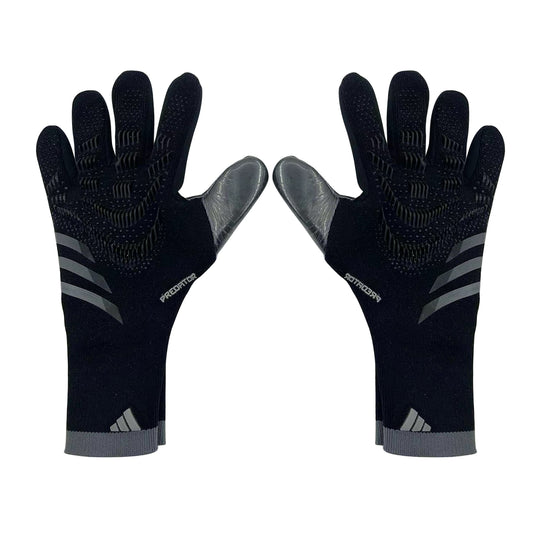 adidas gloves black and grey