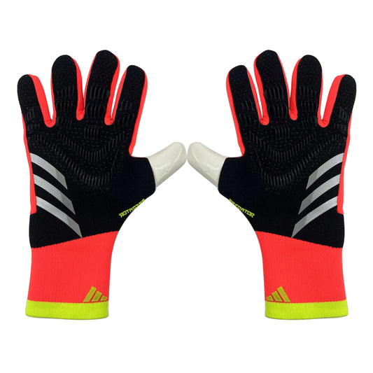 adidas gloves black and pink