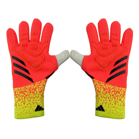 adidas gloves pink and yellow
