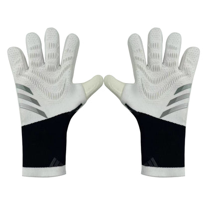 adidas gloves white and black
