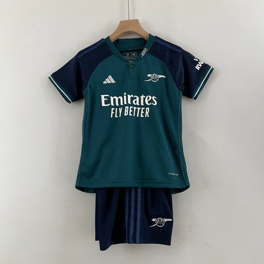 23/24 kids Arsenal third away size: 16-28
