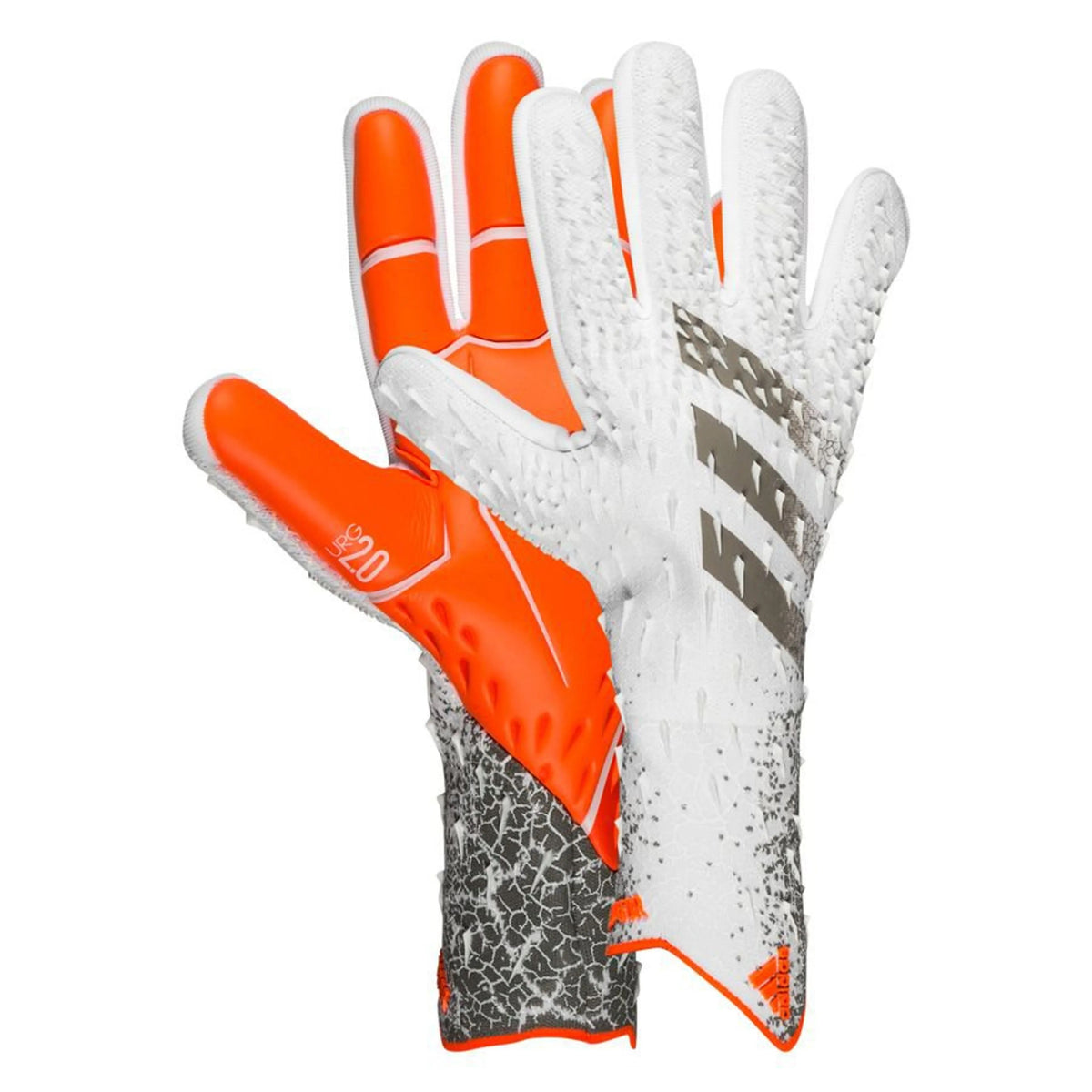 Goalkeeper Gloves Predator Pro - White/Orange