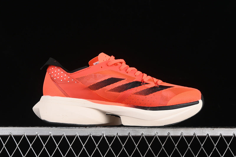 ADIZERO ADIOS PRO 3 SOLAR RED/CORE BLACK/BETTER SCARLET