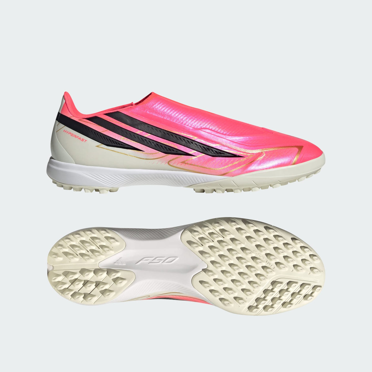 F50 Hyperfast League Laceless Turf Soccer Cleats
