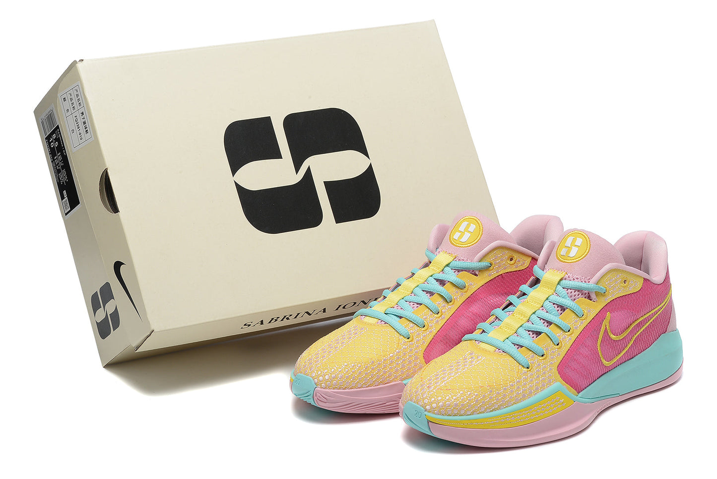 Nike Sabrina 1 'Yellow/Pink/Green'