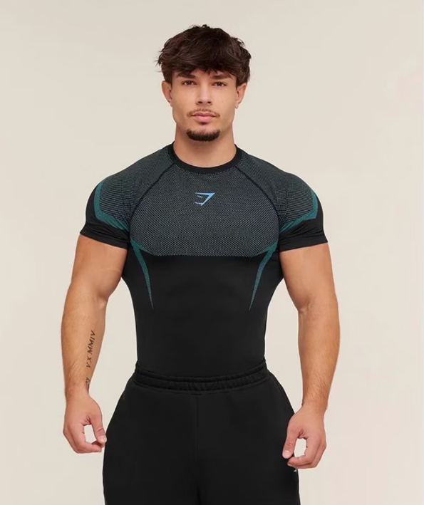 gym shark onyx v5 5.0 black/gray/lift blue