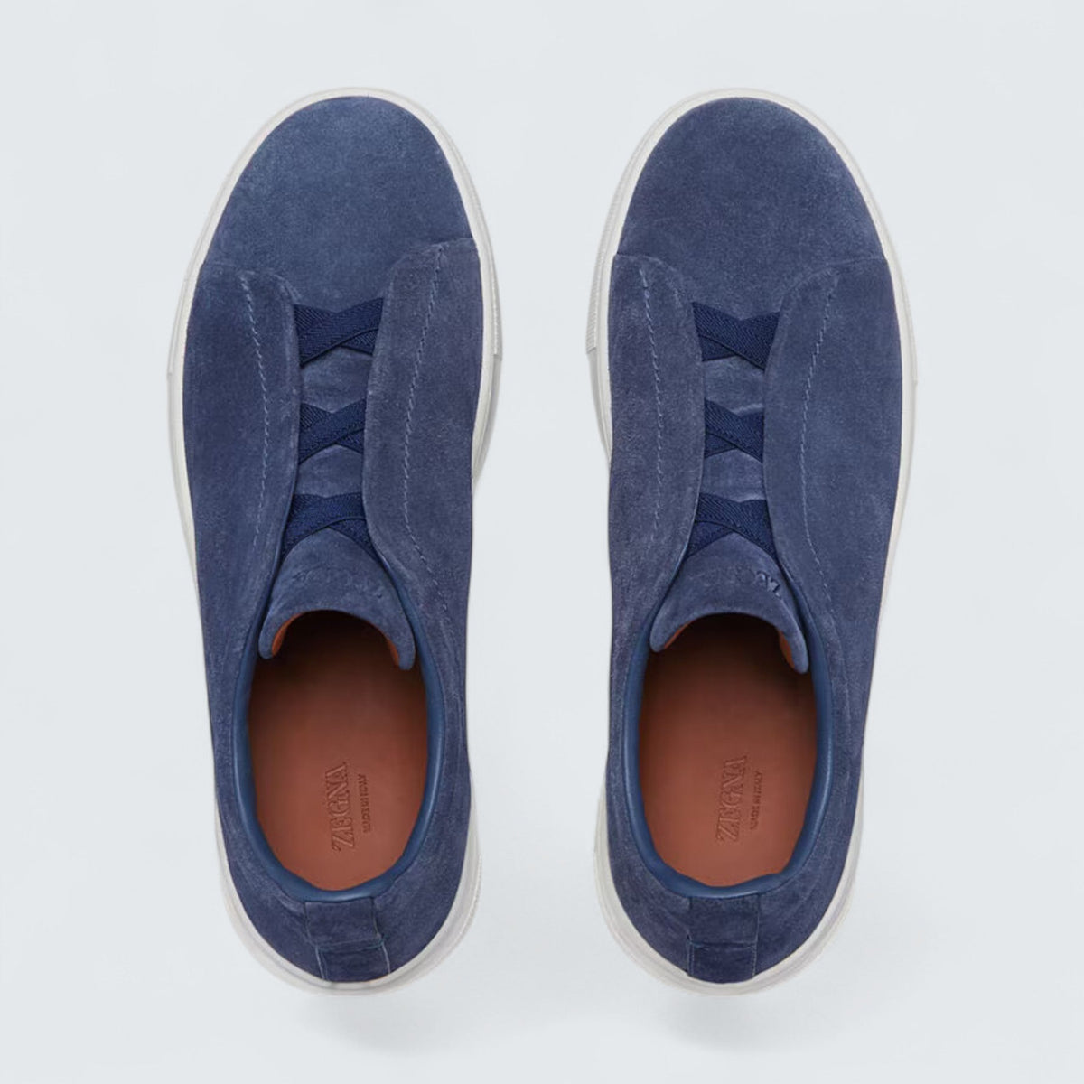 Utility Blue Suede Triple Stitch™ Sneakers