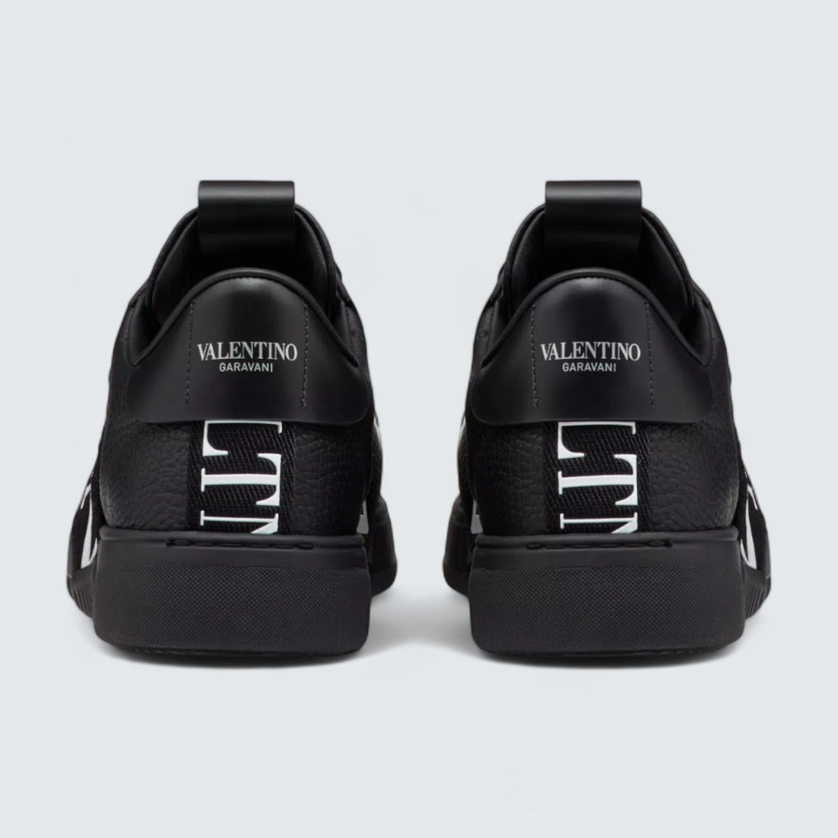 Valentino Garavani Low‑Top Calfskin VL7N Sneaker with Bands 'Black'