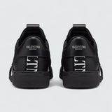 Valentino Garavani Low‑Top Calfskin VL7N Sneaker with Bands 'Black'
