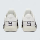 Valentino Garavani Low‑Top Calfskin VL7N Sneaker with Bands 'White/Black'