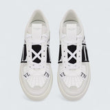Valentino Garavani Low‑Top Calfskin VL7N Sneaker with Bands 'White/Black'
