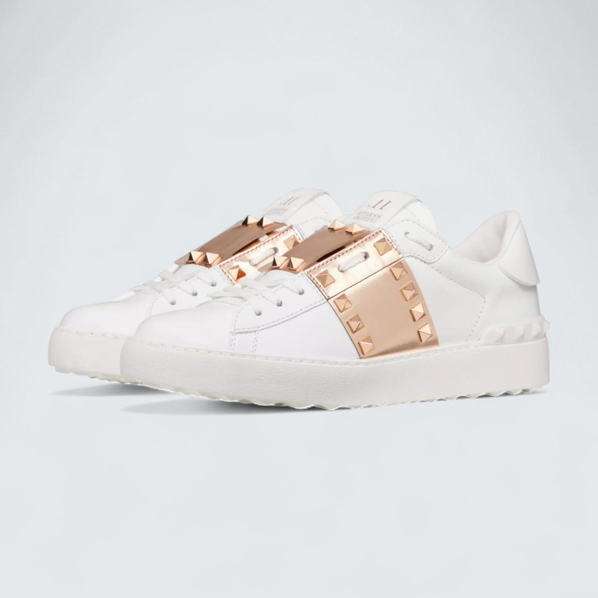 Valentino Garavani Rockstud Untitled Sneaker 'White/Metallic'