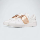 Valentino Garavani Rockstud Untitled Sneaker 'White/Metallic'