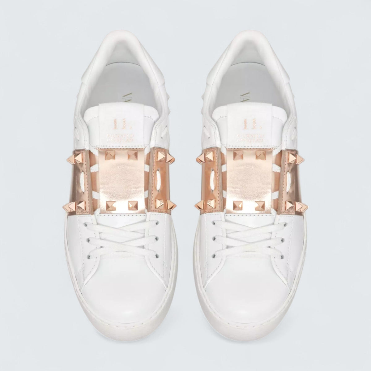 Valentino Garavani Rockstud Untitled Sneaker 'White/Metallic'