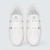 Valentino Garavani Calfskin Rockstud Untitled Sneaker 'White'