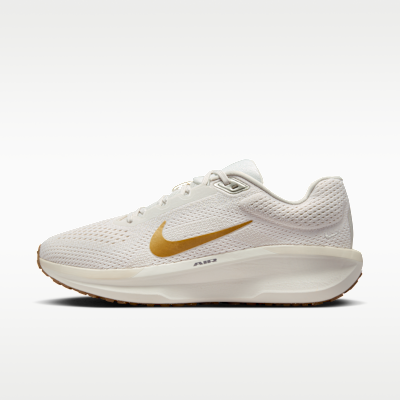 Nike Winflo 11 Women's Road Running Shoes - Phantom/Light Orewood Brown/Coconut Milk/Metallic Gold