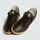 Ball Star 'Black Nappa with Black Glitter Star and Suede Heel Tab'