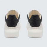 Oversized Sneaker in Off White Black