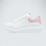 Oversized Sneaker in White Pink