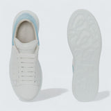 Oversized Sneaker in White Powder Blue