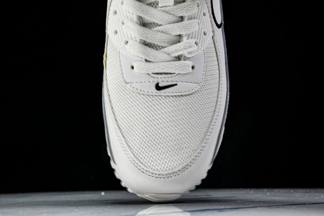 【240】HF3835-100 AIR MAX 90 TRENDY COUPLE LOW TOP AIR CUSHIONED CASUAL WHITE/BLACK