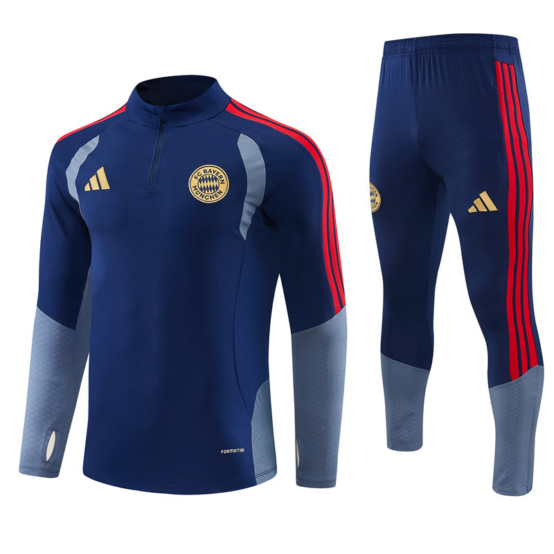 26-27 Season Bayern Munich Dark-Blue Color Football Sweater Set