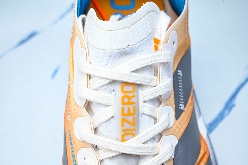 KH6360 ADIZERO ADIOS 4 M LOW-TOP RUNNING SHOES ORANGE/SILVER/BLUE/WHITE