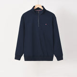 603Half ZipStand Collar Sweatshirt