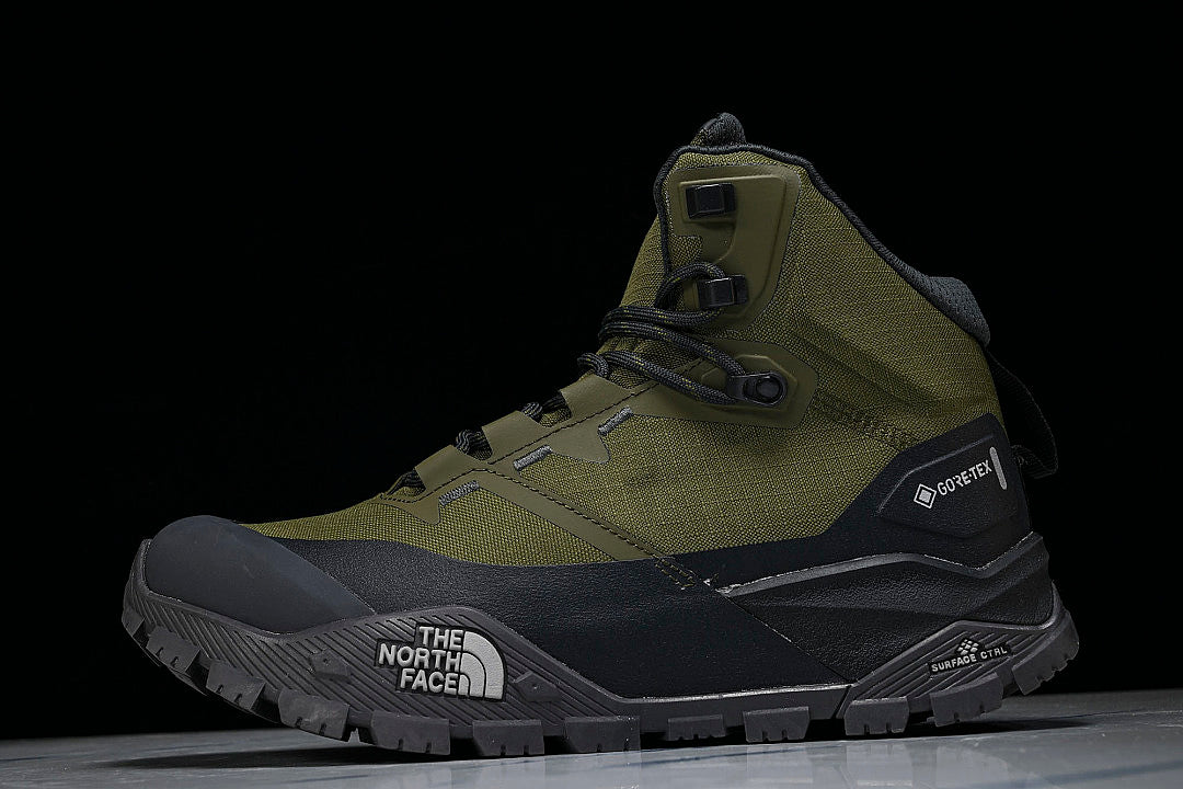 THE NORTH FACE SUMMIT OFFTRAIL GORETEX MEN'S HIKING SHOES ARMY GREEN/GREEN