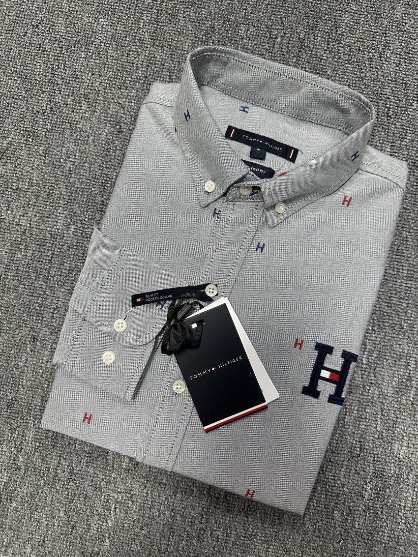 H1062#Print + Large Embroidery